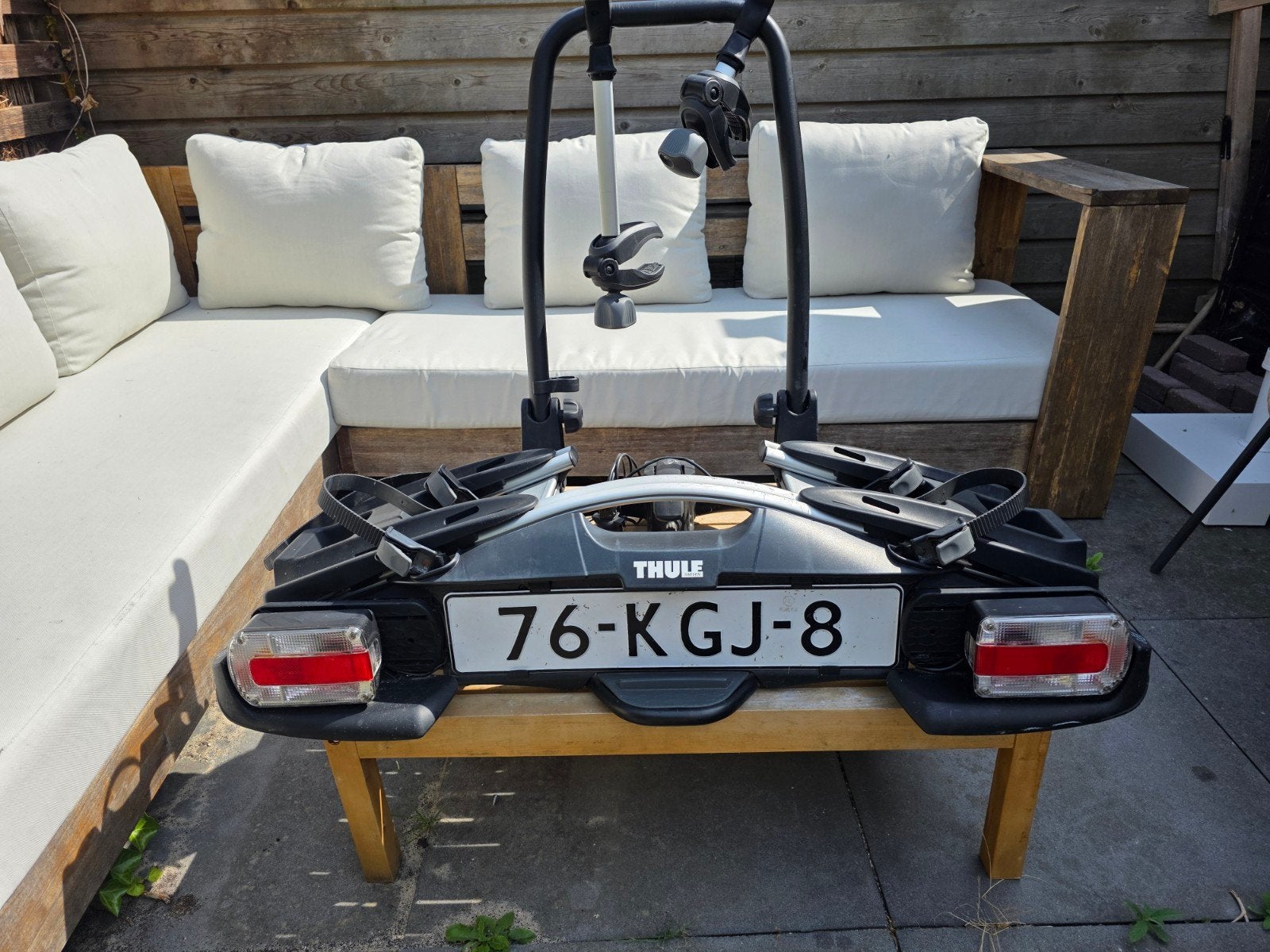 Thule 925 velocompact, Ophalen, 2 fietsen, Gebruikt, Trekhaakdrager
