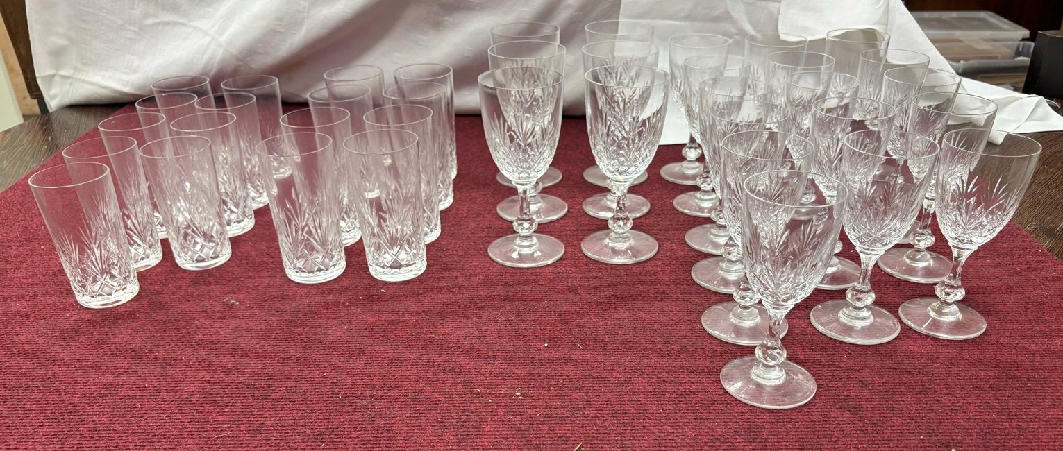 St Louis Massenet Clear Crystal Glazen Set, Ophalen of Verzenden