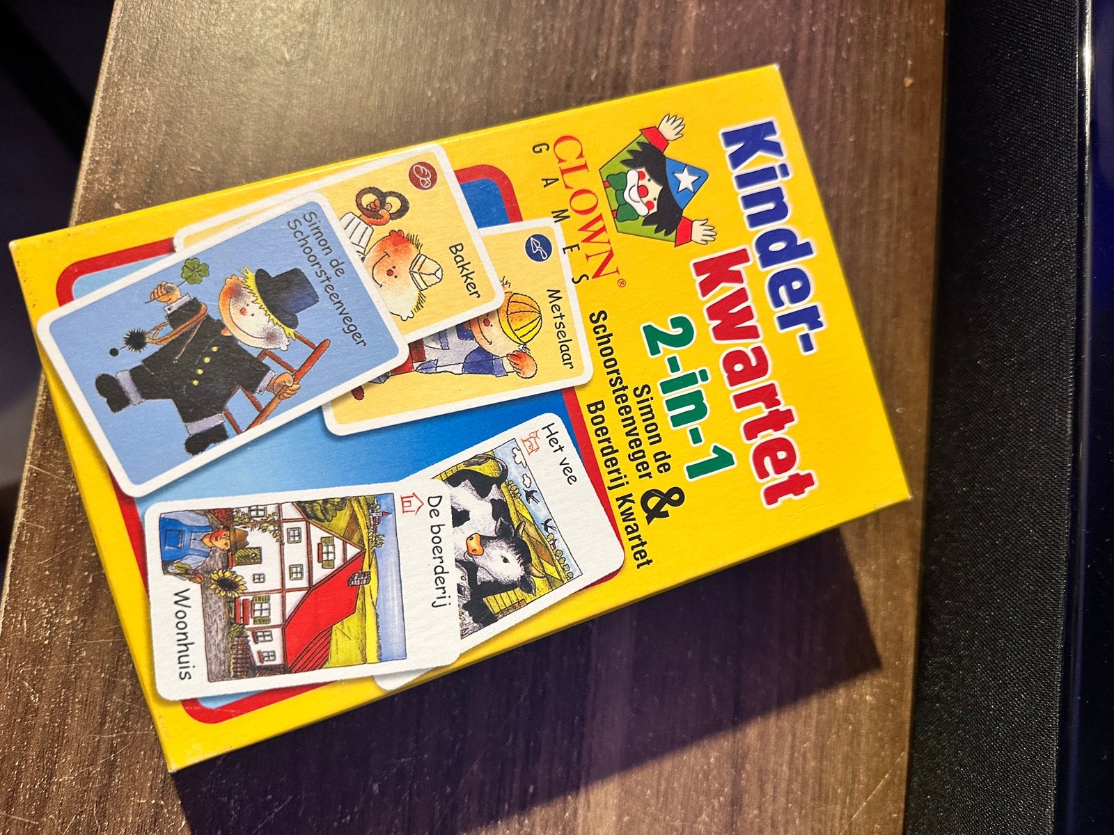 Kinderkwartet 2-in-1 & Letterkwartet (2 spellen), Drie of vier spelers, Ophalen of Verzenden, Gebruikt