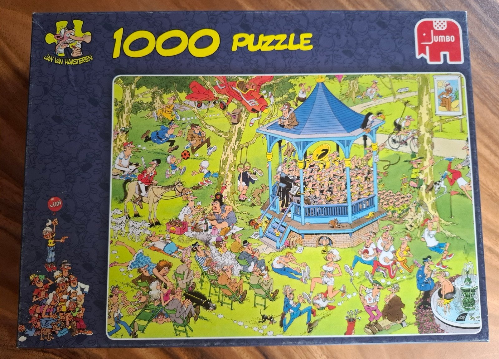 Jan van Haasteren puzzels,  1000 stukjes, Ophalen, 500 t/m 1500 stukjes, Zo goed als nieuw