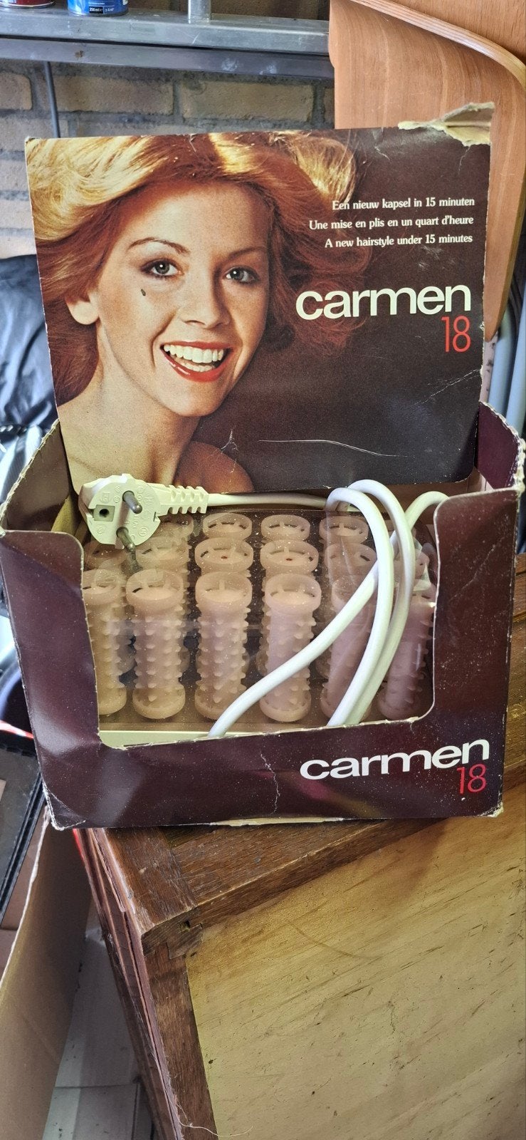 carmen krullenset, Ophalen of Verzenden, Zo goed als nieuw, Krultang of Stijltang