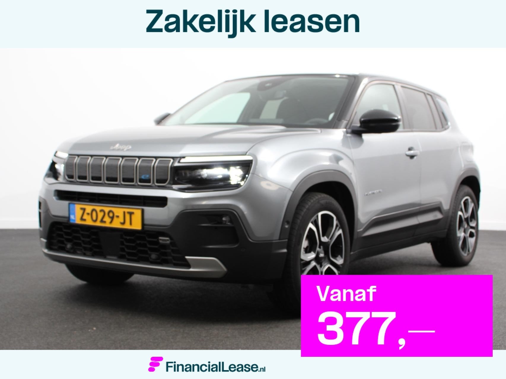 Jeep Avenger Summit 54 kWh SOH 96,5 % Camera Lichtmetalen Ve, 394 km, Gebruikt, 156 pk, Leder en Stof