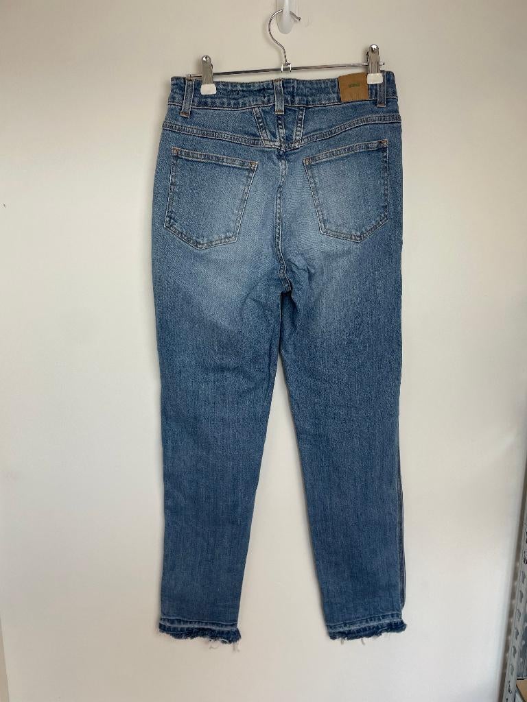 Closed Pedal Pusher jeans blauw gerafelde zomen IT 42 / 36, Blauw, Closed, Zo goed als nieuw, Straßenbahnring 6 20251 Hamburg Deutschland