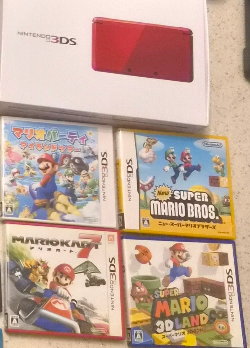 Nintendo 3DS met 4 Mario games nieuw, Avontuur en Actie, 1 speler, Nieuw, Ophalen of Verzenden