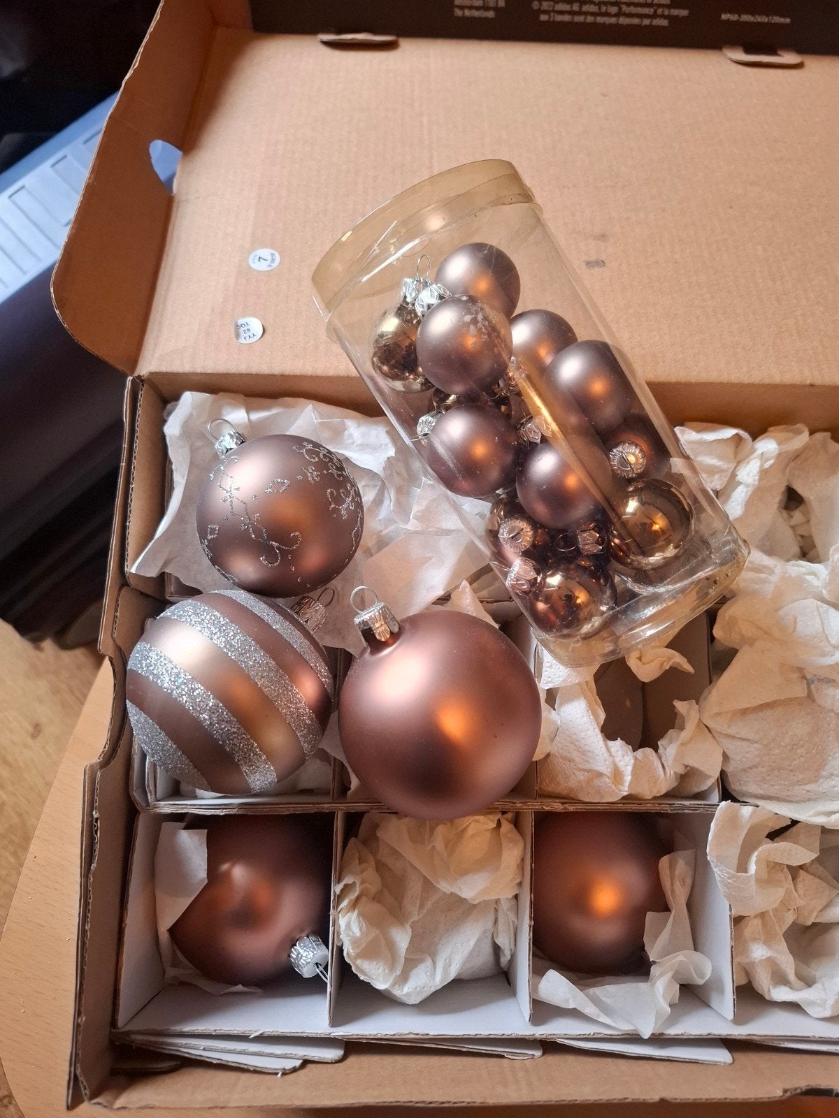 kerstballen, Ophalen