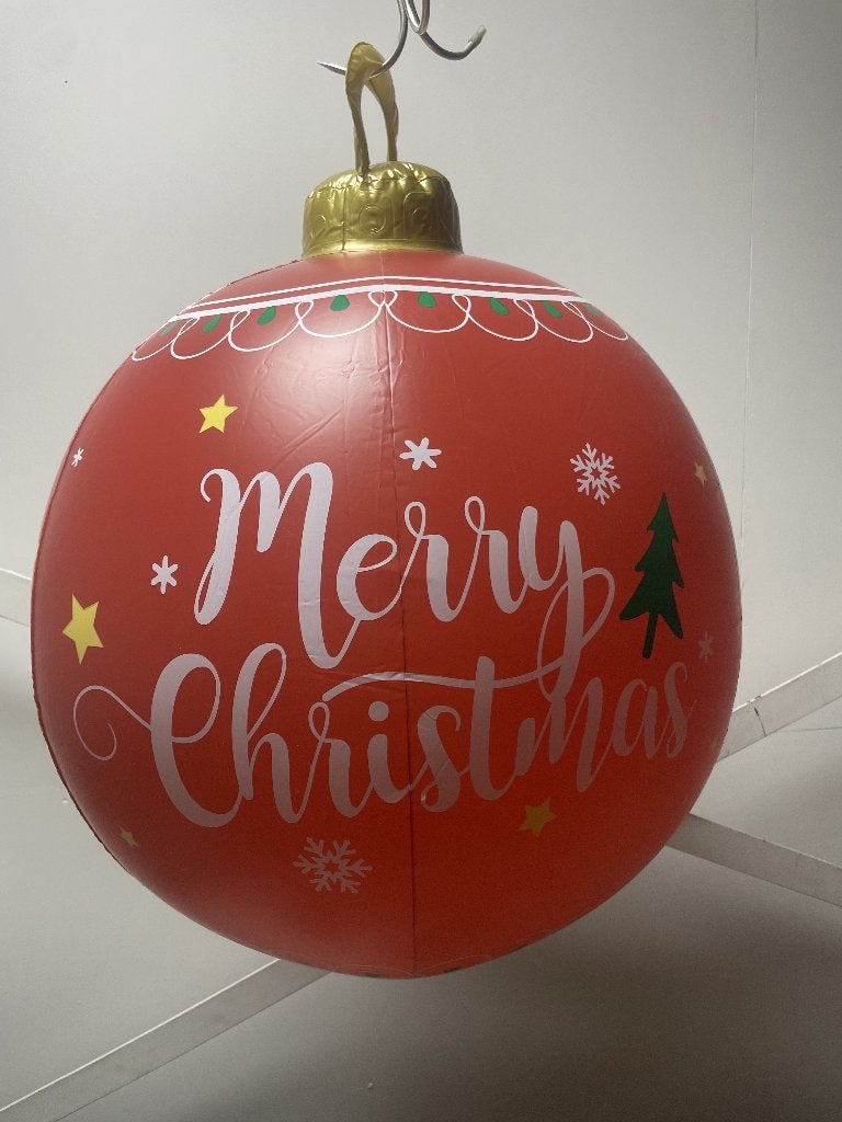 Grote Kerstbal (60cm) met opdruk voor binnen en buiten, Diversen, Ophalen of Verzenden, Www.pand50.nl, Info@pand50.nl, Printer 29B Coevorden