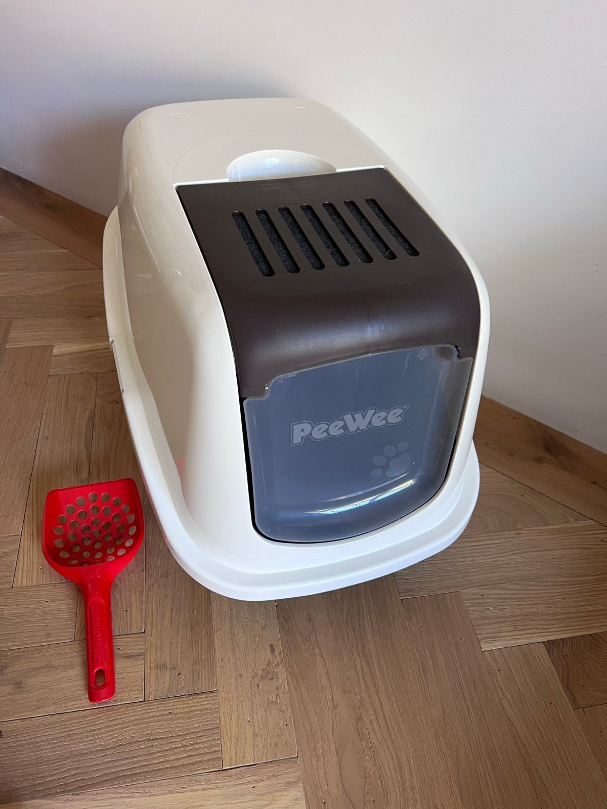 Kattenbak PeeWee ecohus, Ophalen of Verzenden, Zo goed als nieuw