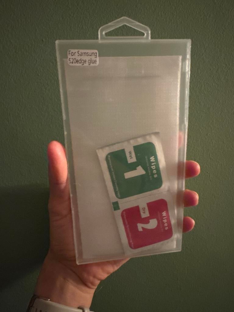 Screenprotector voor Samsung S20edge (nieuw), Ophalen, Nieuw