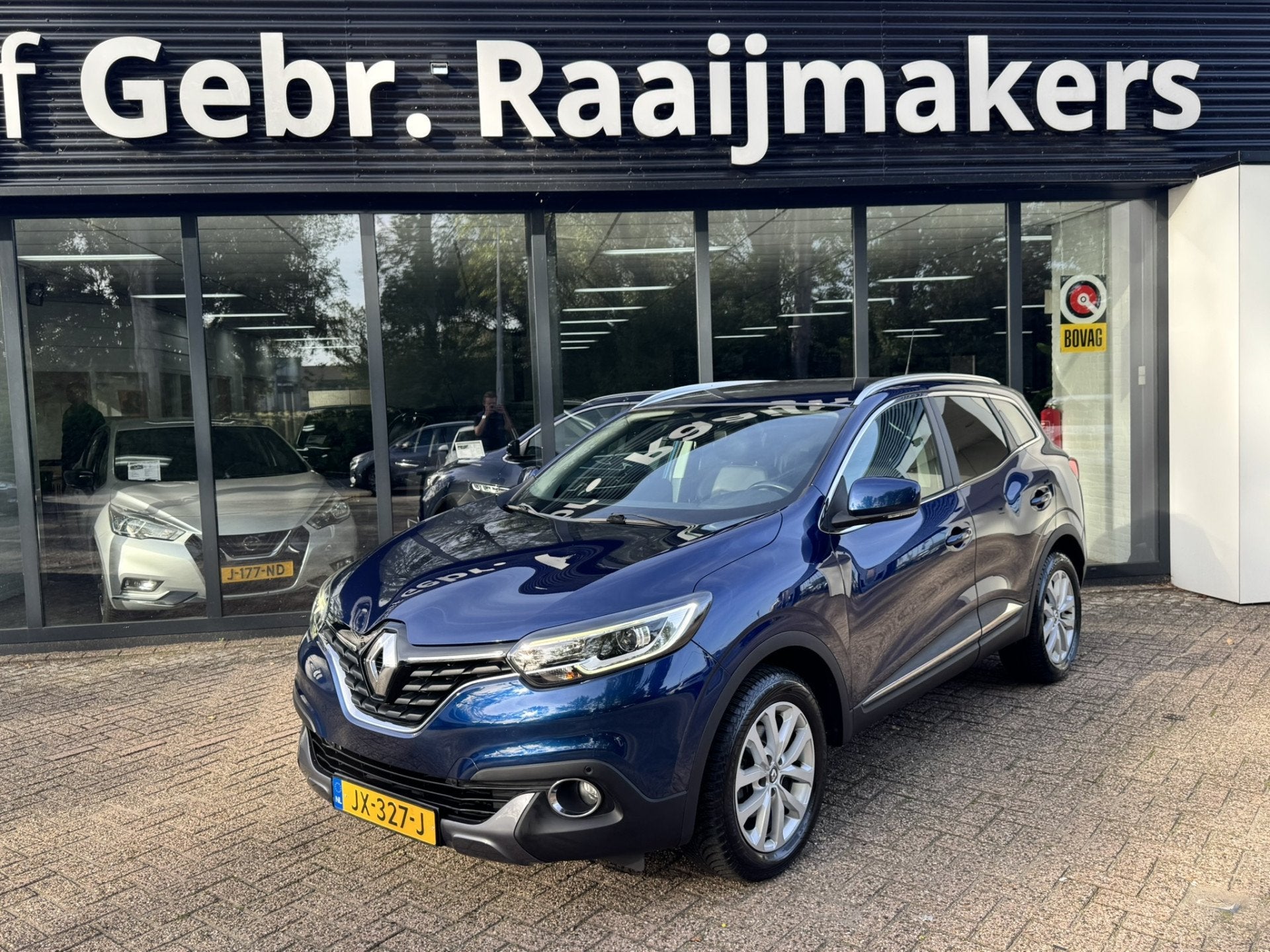 Renault Kadjar 1.2 TCe Intens*Navi*ECC*Trekhaak* (bj 2016), Auto's, Voorwielaandrijving, Euro 6, 4 cilinders, Blauw