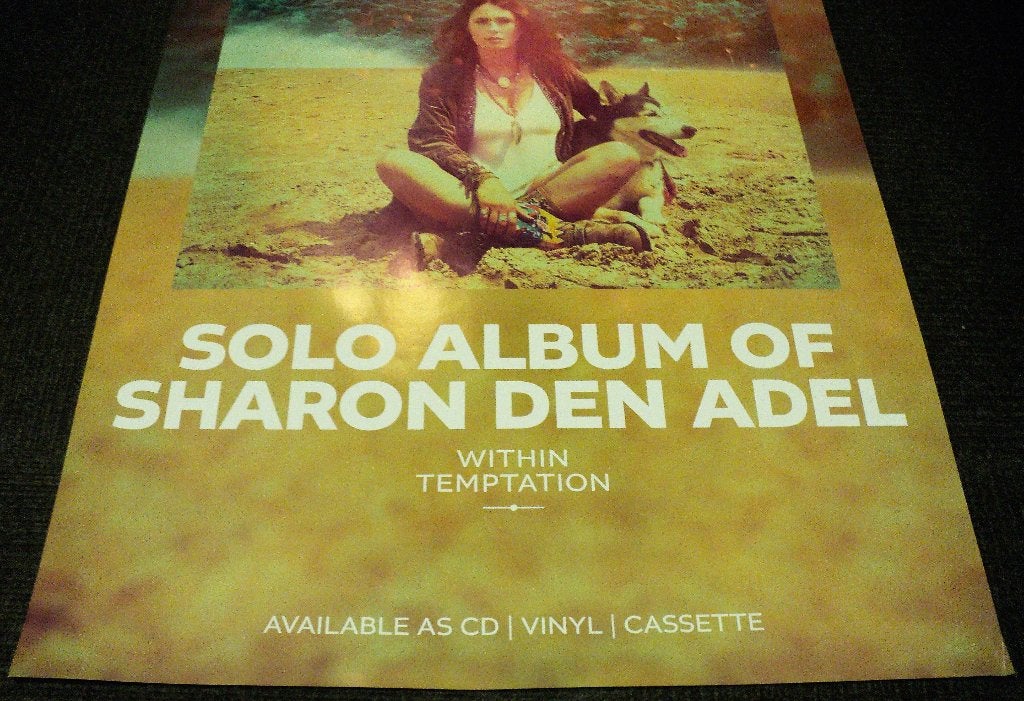 Sharon den Adel PROMO POSTER Within Temptation My Indigo, Verzamelen, Sharon den Adel, Verzenden, NvT, Poster, Artwork of Schilderij