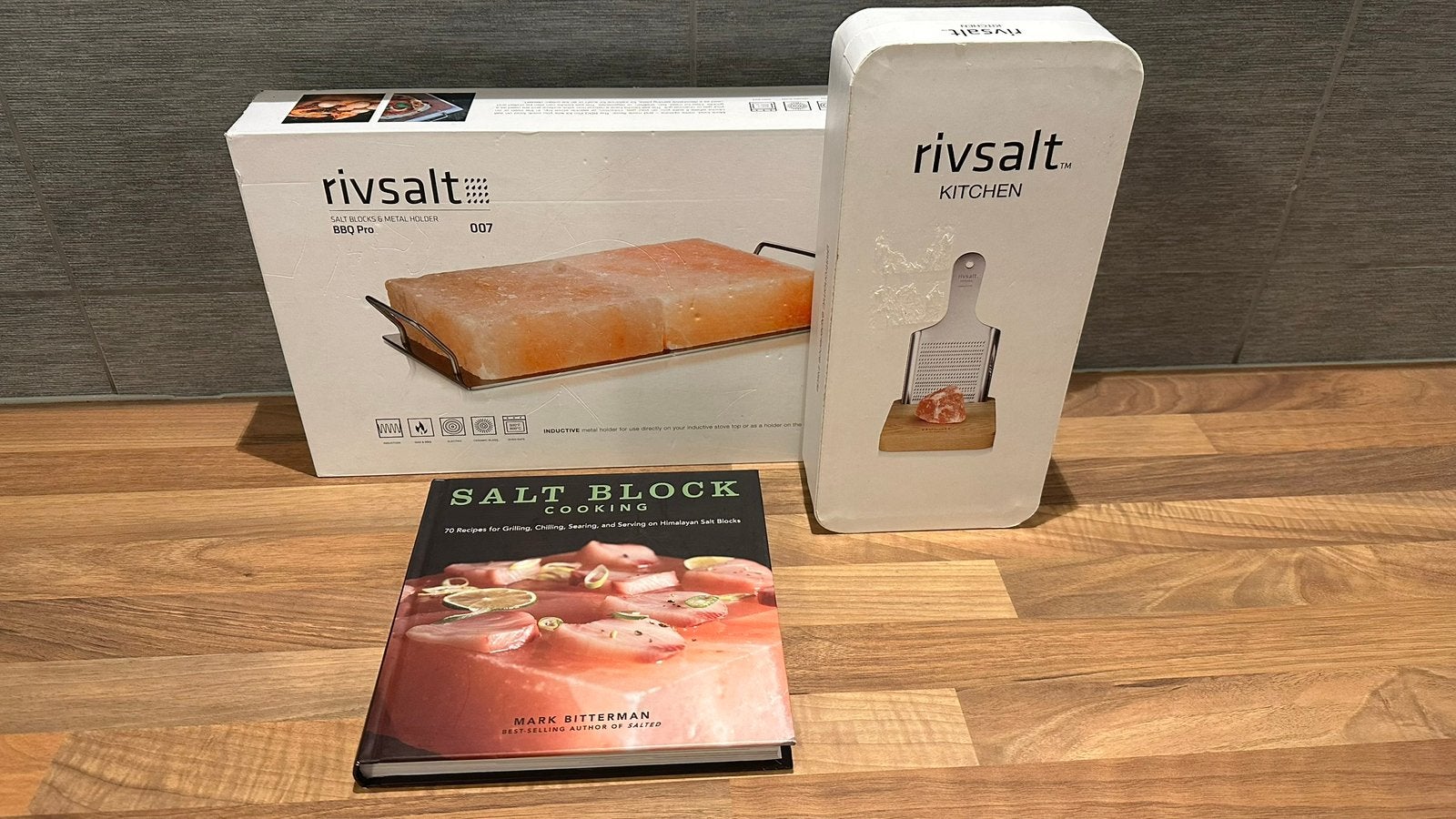 Rivsalt zoutsteen pakket, Ophalen of Verzenden, Zo goed als nieuw