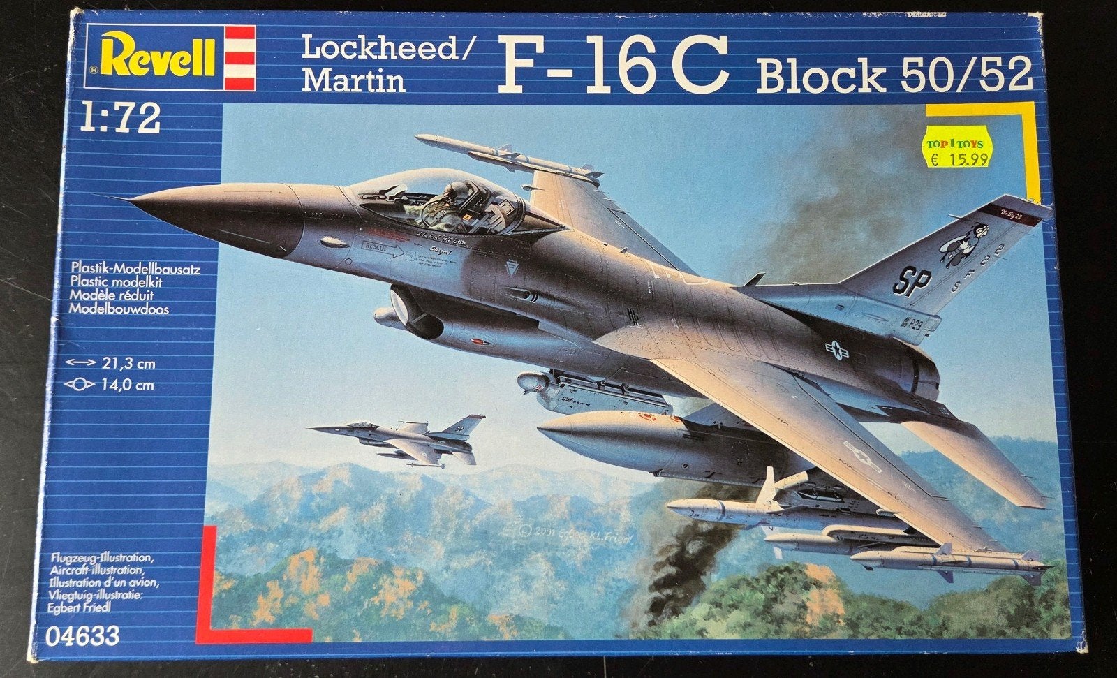 Revell Lockheed / Martin F-16C Block 50/52 1:72, 1:72 tot 1:144, Revell, Ophalen of Verzenden, Zo goed als nieuw