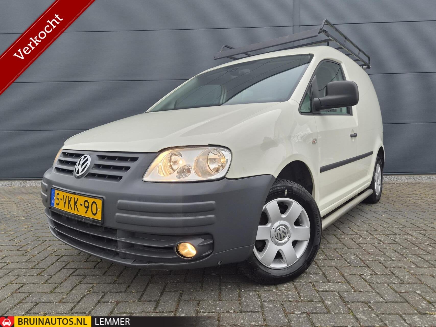 Volkswagen Caddy 1.9 TDI 1e eig NAP Airco Trekhaak Imperiaal, Auto's, Euro 5, Gebruikt, 4 cilinders, Volkswagen