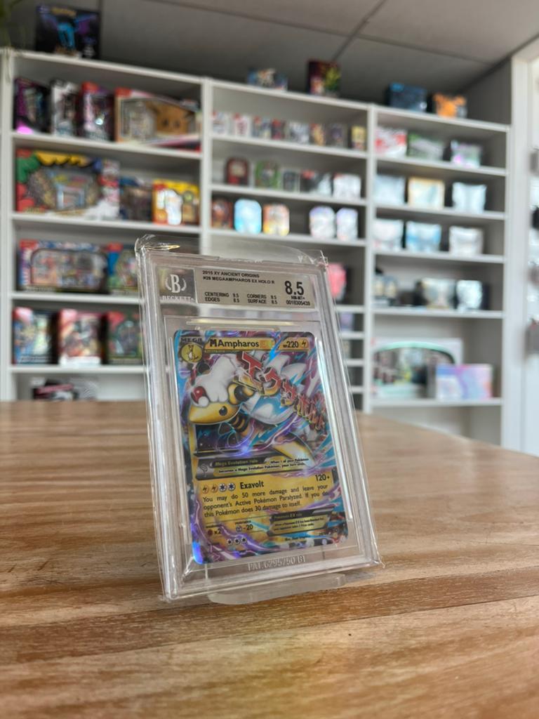 2015 Pokémon M Ampharos EX AOR #028 BGS 8,5, Ophalen of Verzenden, Nieuw