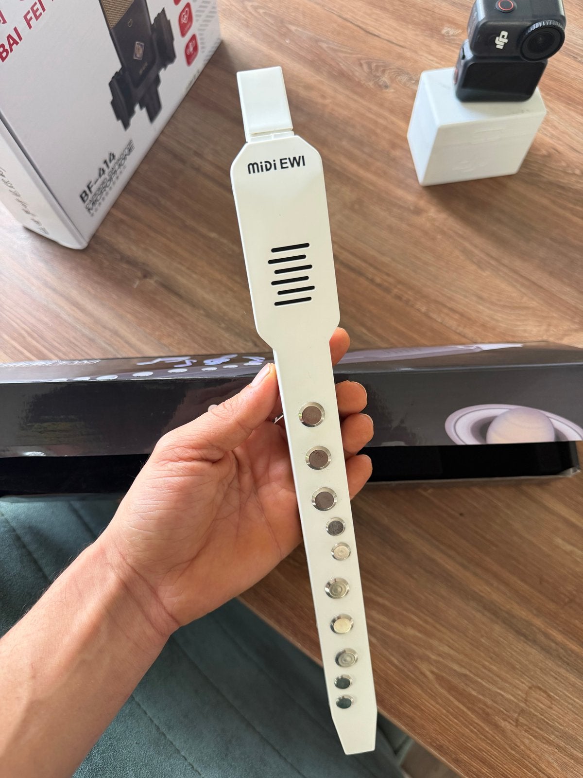 Midi EWI - Digitale blaasinstrument, Ophalen of Verzenden, Zo goed als nieuw, Houtblazer, Met koffer of draagtas