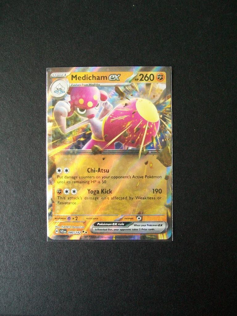 1893 Nieuwe Pokemon Kaart  MEDICHAM EX HP 260 (080/142), Verzenden, Nieuw, Losse kaart, Foil