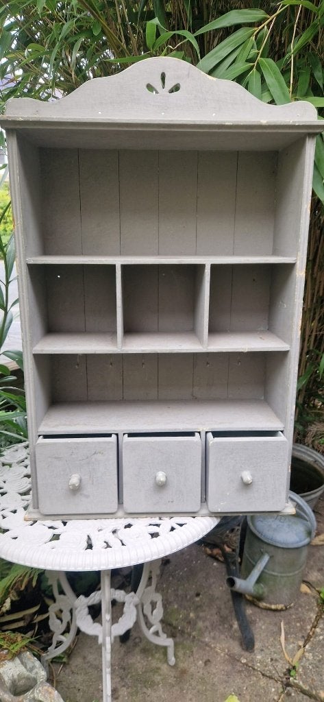 Super leuk veelzijdig opbergkastje/wandmeubel ( brocante), Huis en Inrichting, Ophalen, Gebruikt, Minder dan 150 cm, Minder dan 100 cm