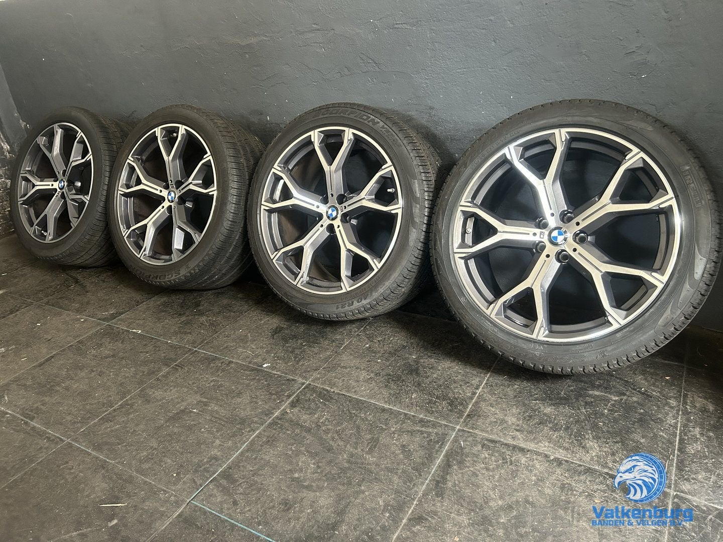 8mm! Originele BMW X5 X6 G05 G06 Style 741M 21 inch breedset, Gebruikt, -, 275 mm, -