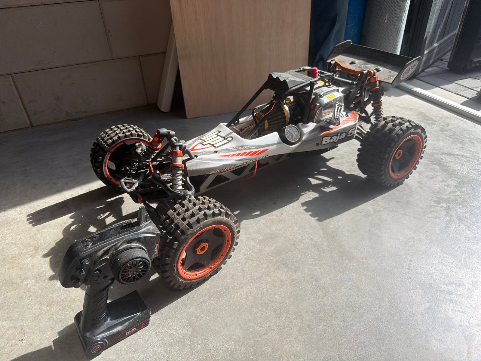 HPI Baja 5B RC Auto Offroad Benzine RTR, Ophalen, Benzine, Gebruikt, Auto offroad