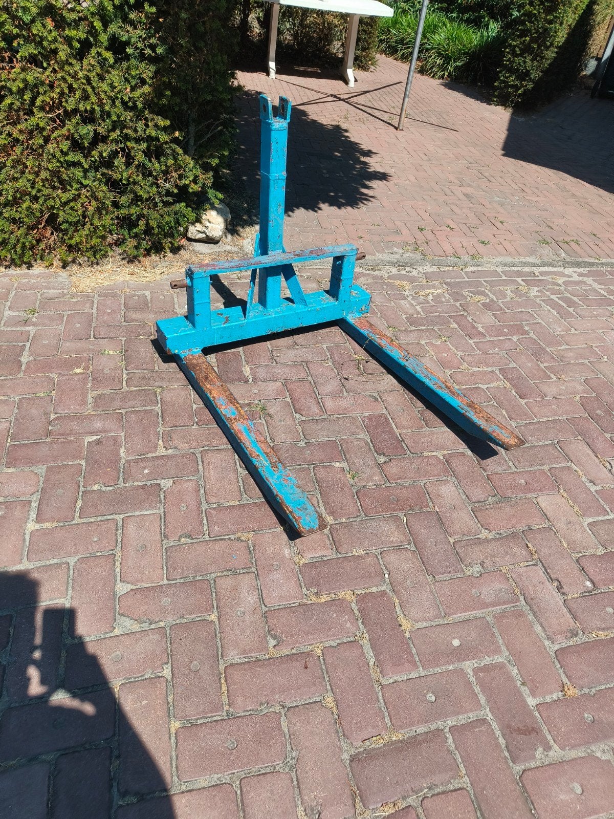 pallet vorken voor mini tractor/oldtimer tractor, Ophalen, Zo goed als nieuw