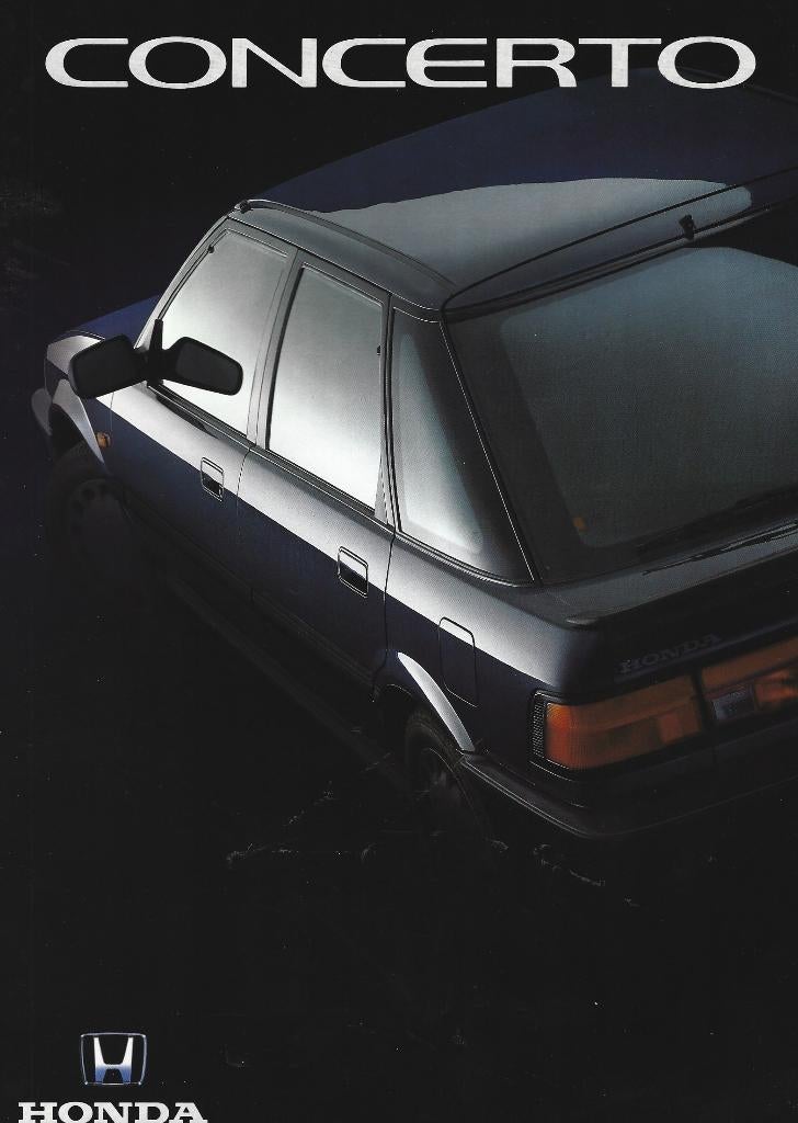 Folder Honda Concerto 1993, Ophalen of Verzenden, Gelezen, Honda