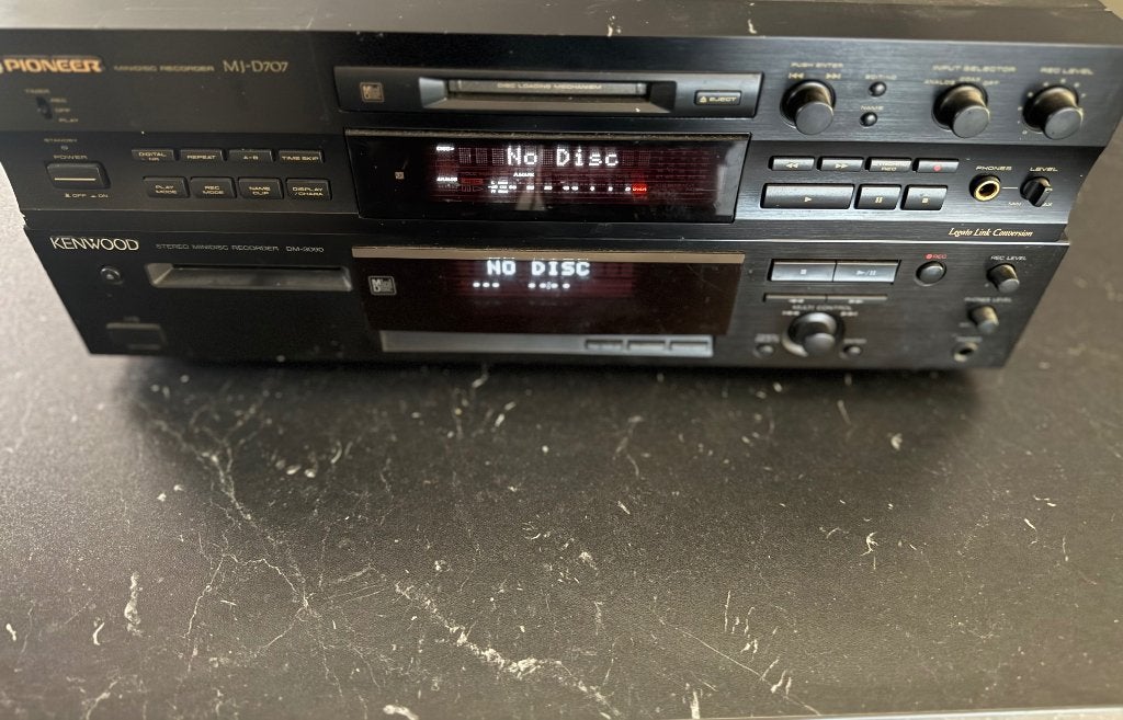 Minidisc speler 2 stuks, Audio, Tv en Foto, Ophalen of Verzenden, Minidisc-speler