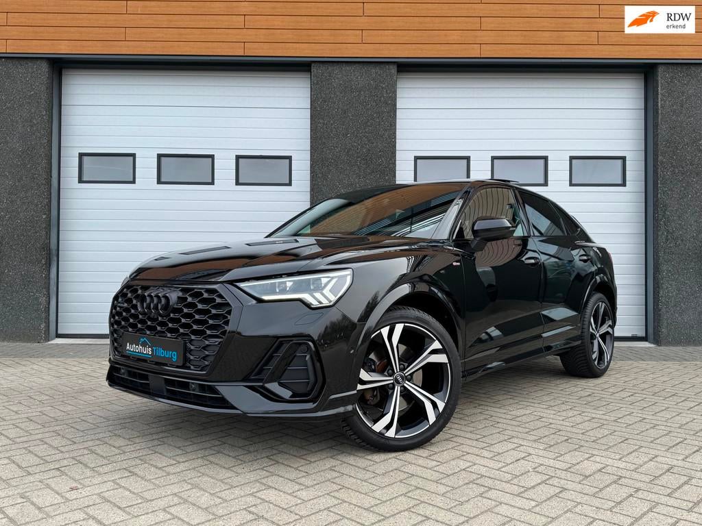 Audi Q3 Sportback 45 TFSI quattro 3X S-Line Pano Matrix B&O, Gebruikt, 4 cilinders, 1984 cc, Zwart