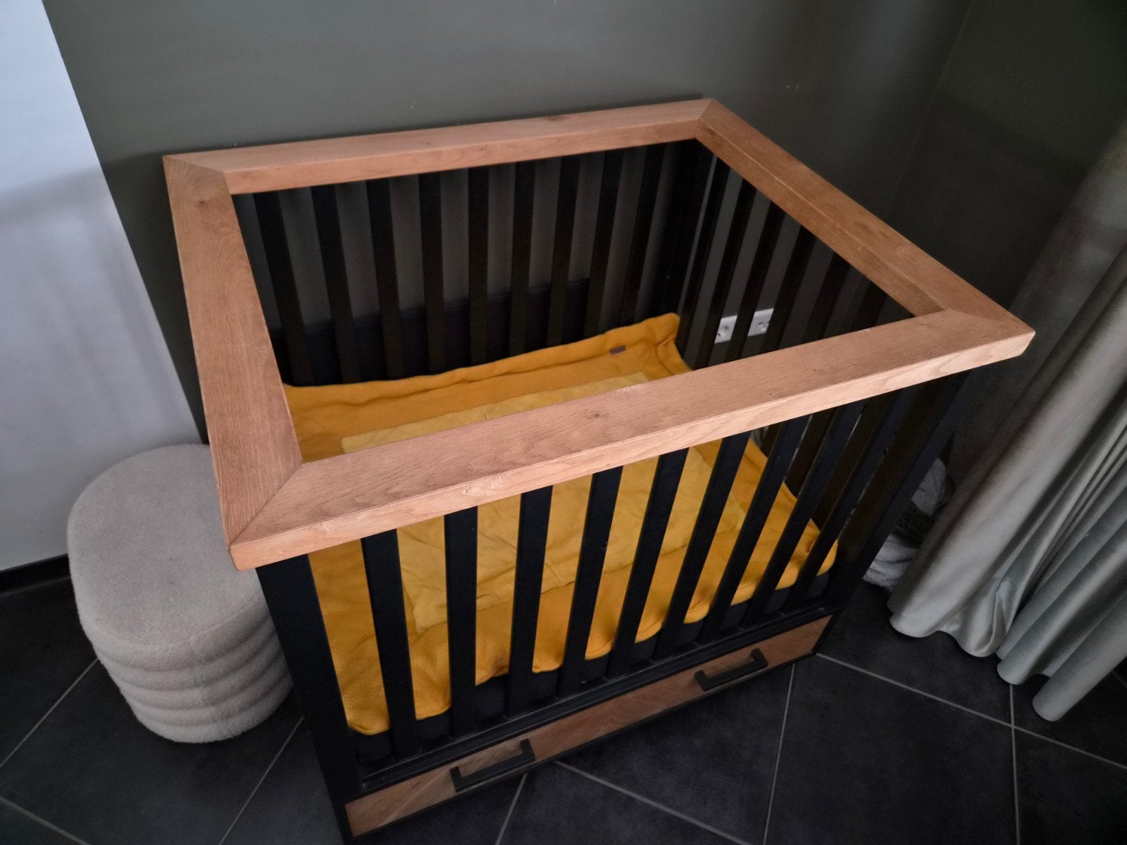 Interbaby Box met Lade - Zo goed als nieuw, Kinderen en Baby's, Ophalen, Zo goed als nieuw, Vierkant, Boxkleed