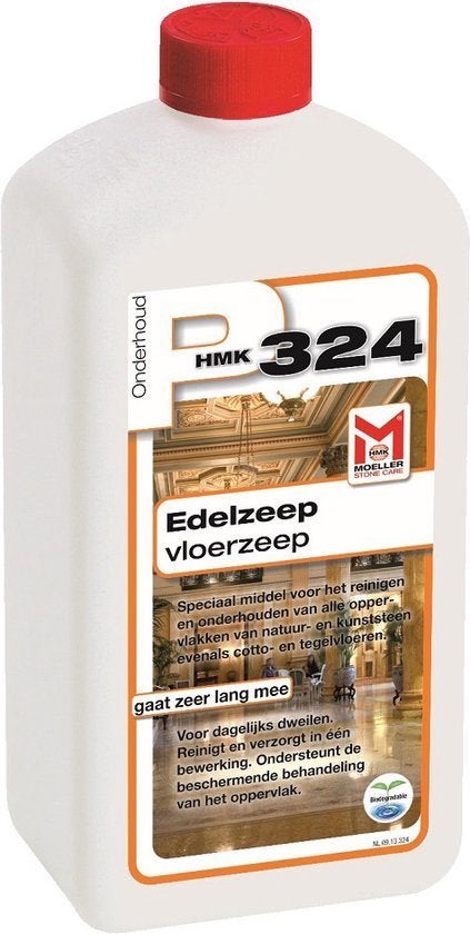 HMK P324 - Vloeibare zeep voor steen - Moeller - 1 L, ., Overige typen, Ophalen of Verzenden, .