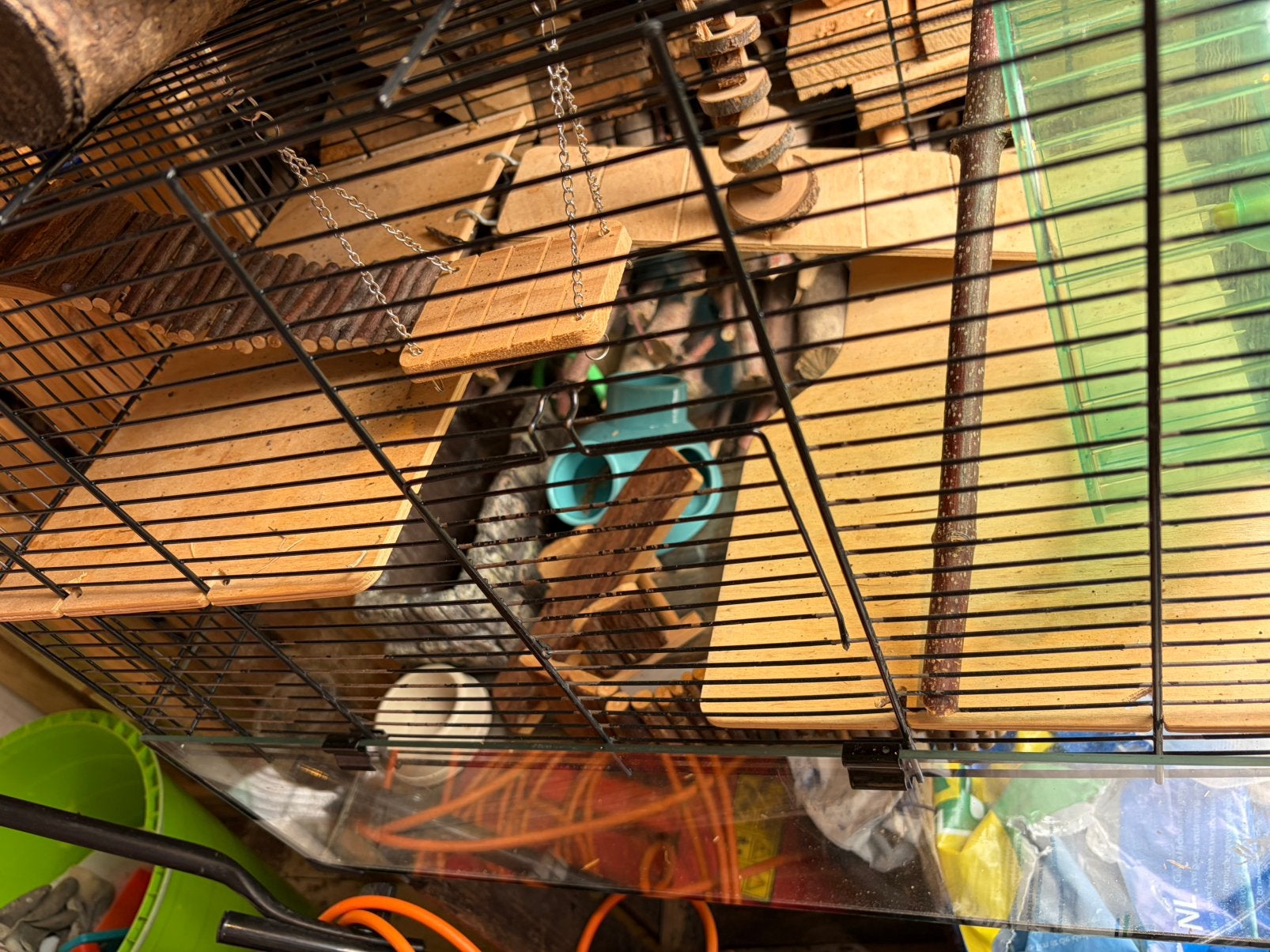 Mooi groot hamster hok, Ophalen, Kooi, Gebruikt, 60 tot 90 cm
