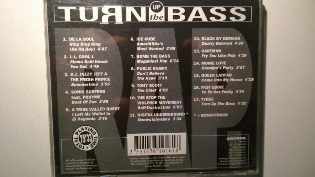 Turn Up The Bass Rap Volume 1, Ophalen of Verzenden, Zo goed als nieuw, Hiphop en Rap