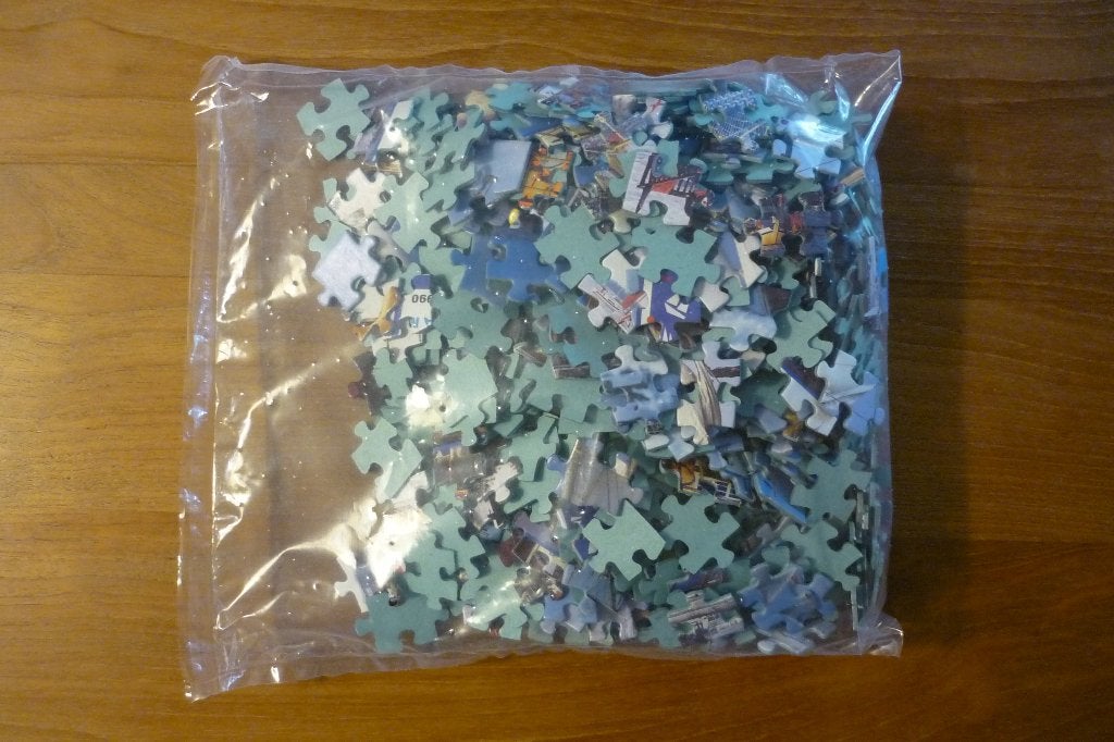 Foto 2 van SAIL 90 legpuzzel (Amsterdam 9-14 aug. 1990) 550 stukjes.