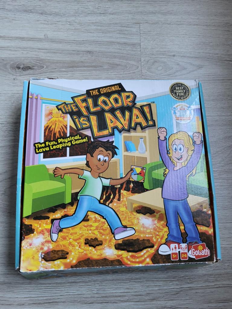 The Floor is Lava!, Vijf spelers of meer, Ophalen of Verzenden, Gebruikt, Goliath