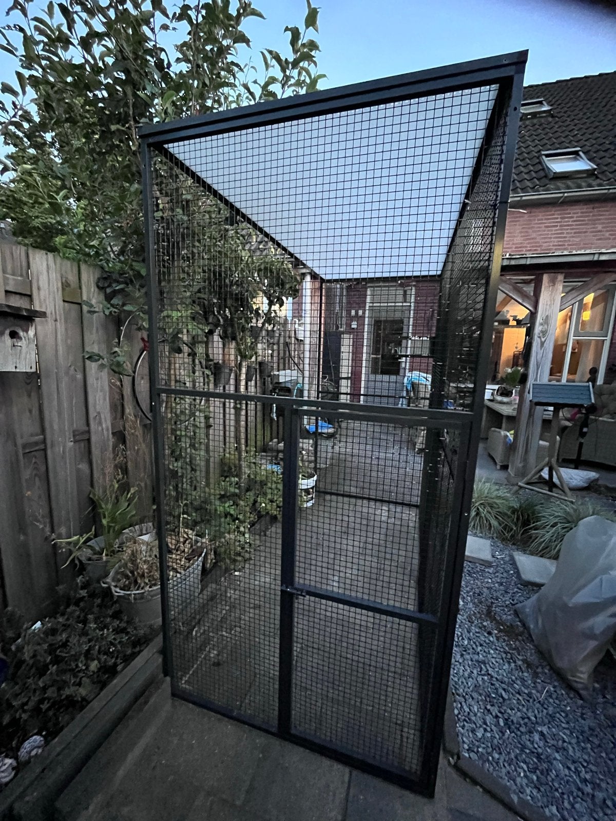 Prachtige voliere delen, LET OP geen achterwand, Ophalen of Verzenden, Aluminium, Volière