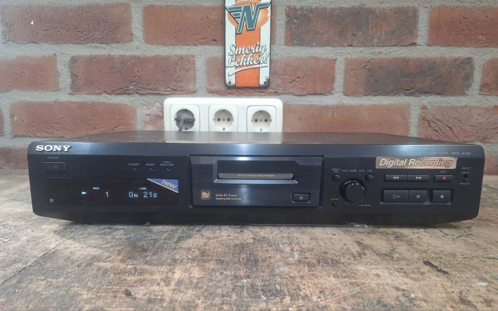 Sony  minidisc speler, Ophalen, Sony