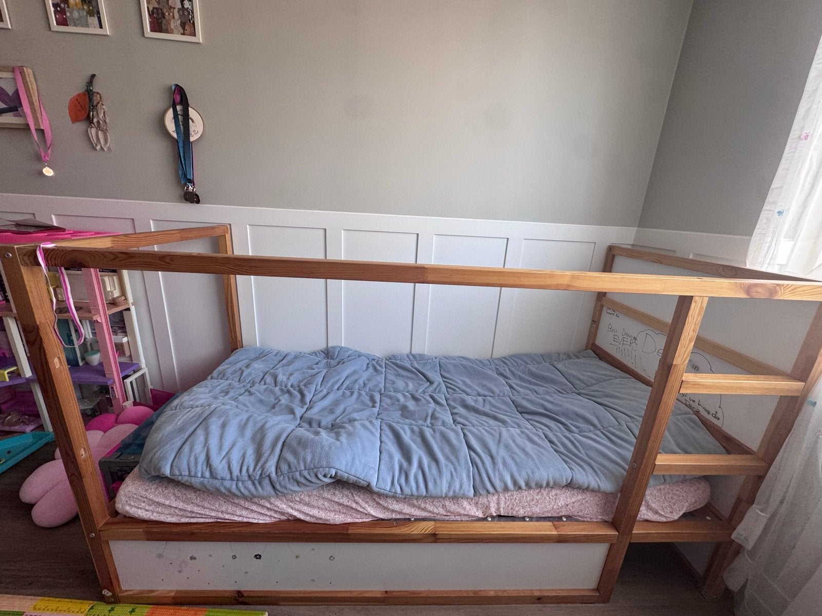 IKEA Kura Bed - Omkeerbaar kinderbed, Ophalen, 85 tot 100 cm, Gebruikt, Hoogslaper of Stapelbed
