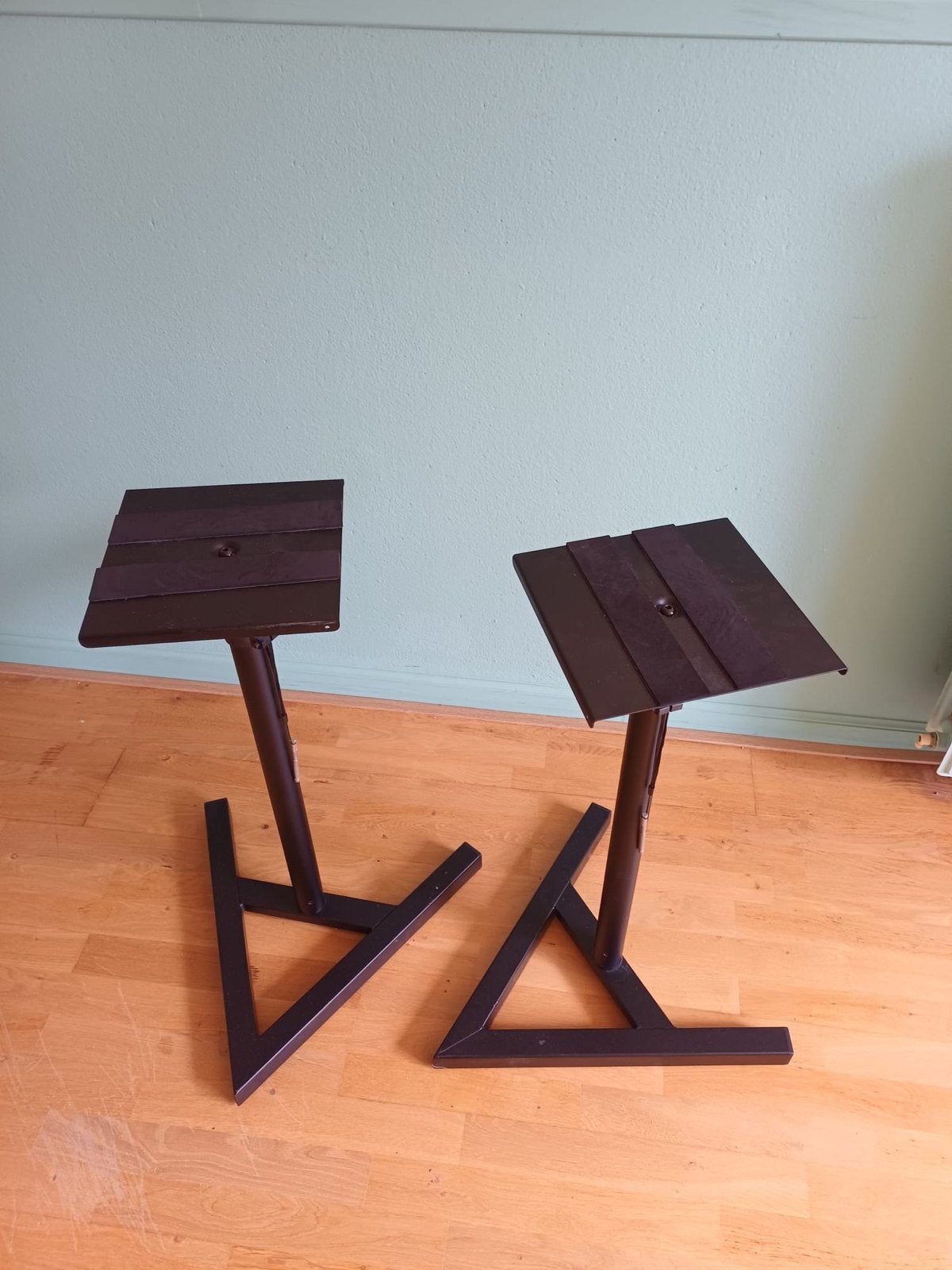 Set van 2 Speakerstandaards - Zwart, Ophalen, Gebruikt, Instrumentstandaard, Speaker