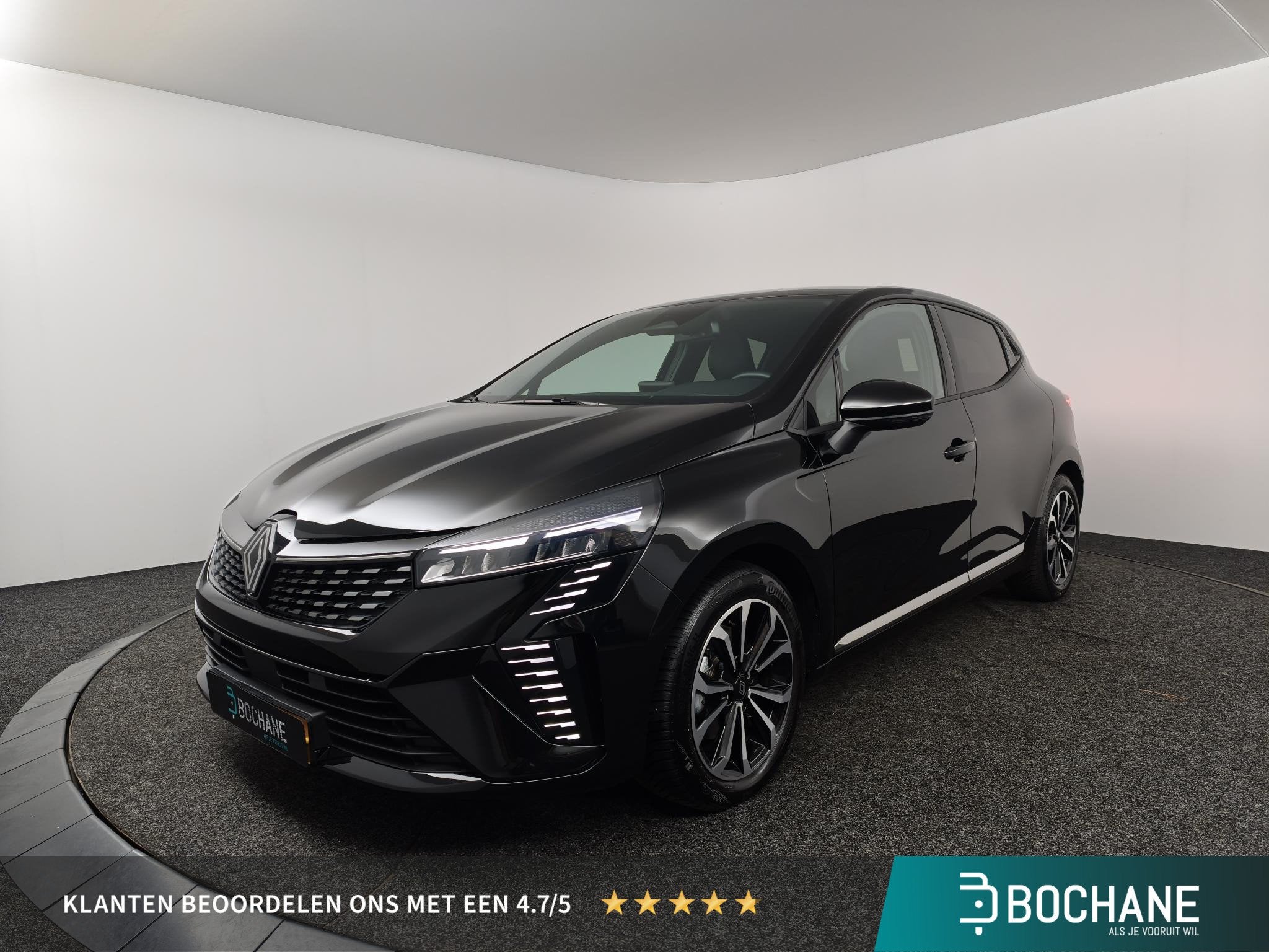 Renault Clio 1.6 E-Tech Full Hybrid 145 techno | Navigatie |, Auto's, Gebruikt, Met garantie (alle), Leder en Stof, Origineel Nederlands