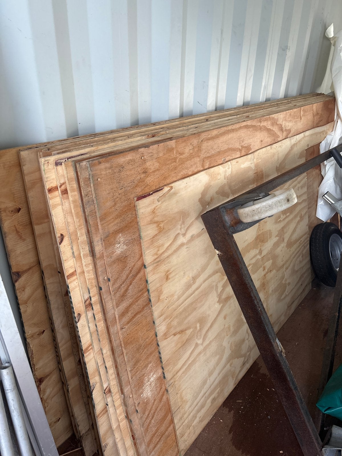 Gebruikte houten platen - multiplex/triplex, Gebruikt, Minder dan 25 mm, Ophalen of Verzenden, 200 tot 250 cm