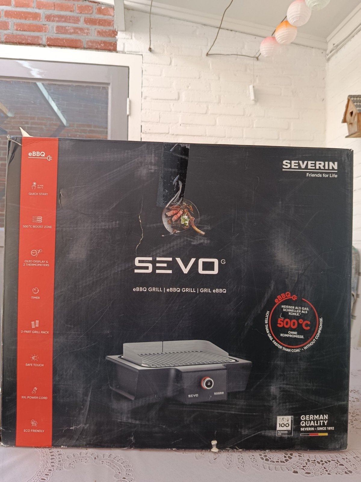 SEVERIN SEVO Elektrische barbecue, Ophalen, Zo goed als nieuw