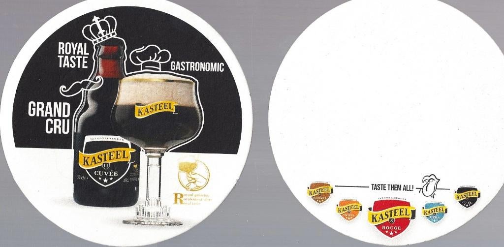 Bierviltje - Kasteel - Grand Cru - 2024 - NIEUW, Ophalen of Verzenden, Nieuw, Viltje(s), Overige merken