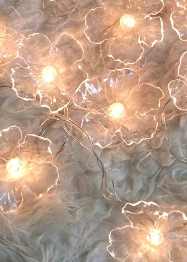 Vintage IKEA SKINA BLOMMA lichtsnoer ZELDZAAM | nieuwstaat, Antiek en Kunst, Ophalen of Verzenden