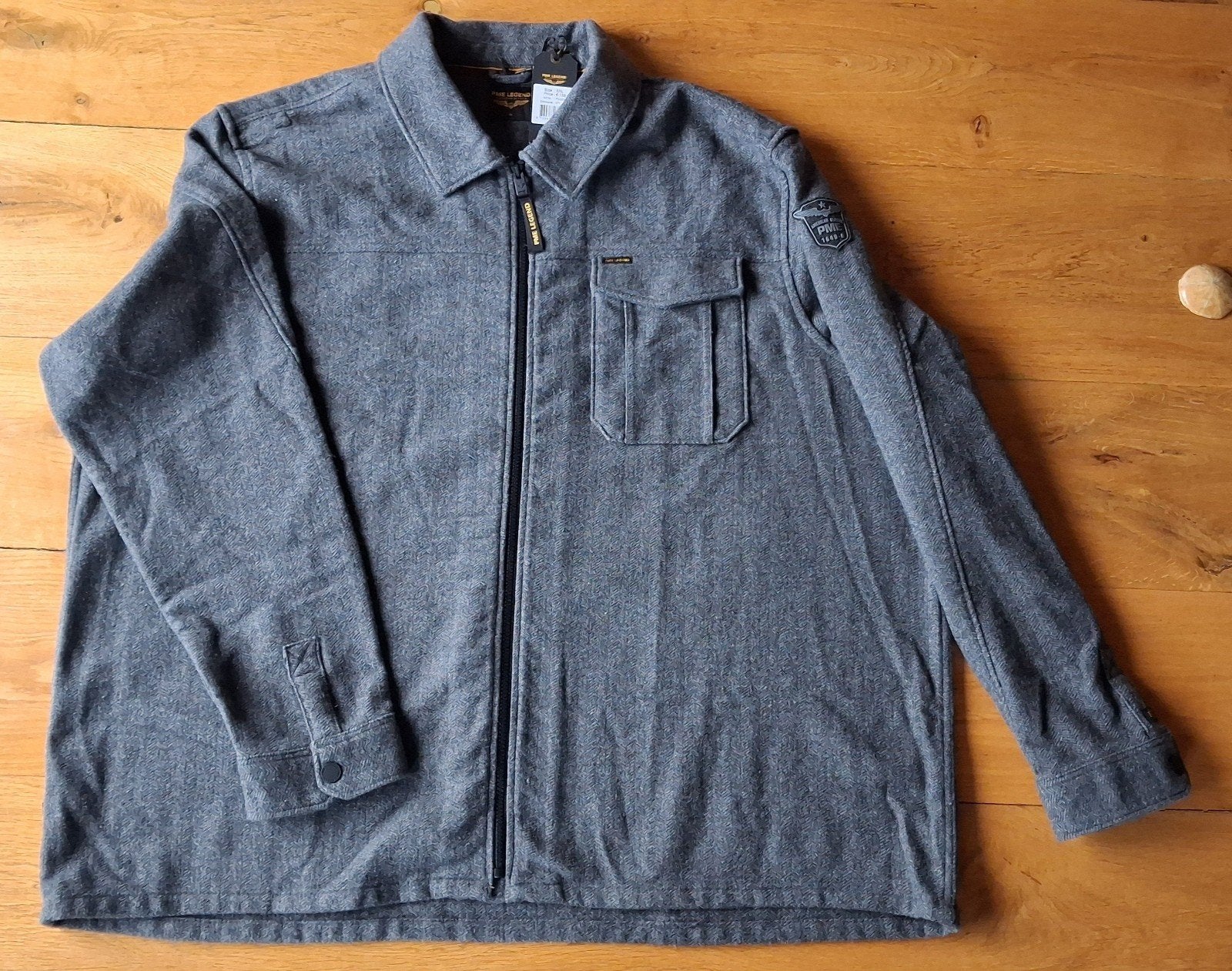 PME Legend jacket/shacket mt 5XL grijs nieuw met prijskaartr, Nieuw, Overige maten, Ophalen of Verzenden, PME Legend