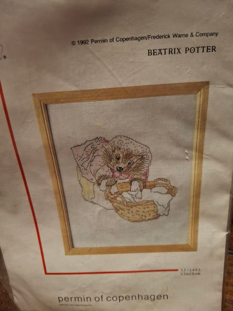 Beatrix  Potter, Hobby en Vrije tijd, Borduren en Borduurmachines, Ophalen of Verzenden, Nieuw, Borduurpakket