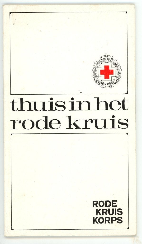 Thuis in het rode kruis, Verzamelen, Ophalen of Verzenden, Overige soorten, Nederland, Boek of Tijdschrift