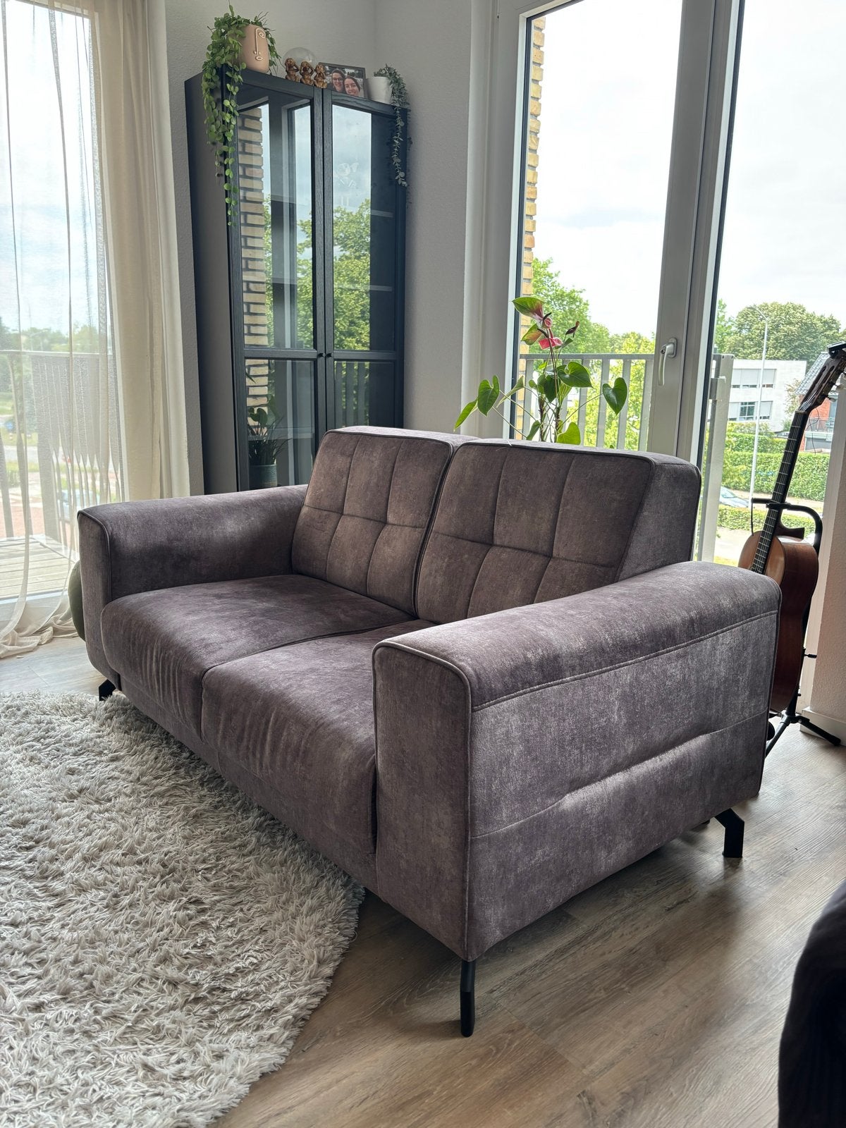 GRATIS!! Comfortabele bank - 180cm - Zo goed als nieuw, Ophalen, Zo goed als nieuw, Stof, 150 tot 200 cm