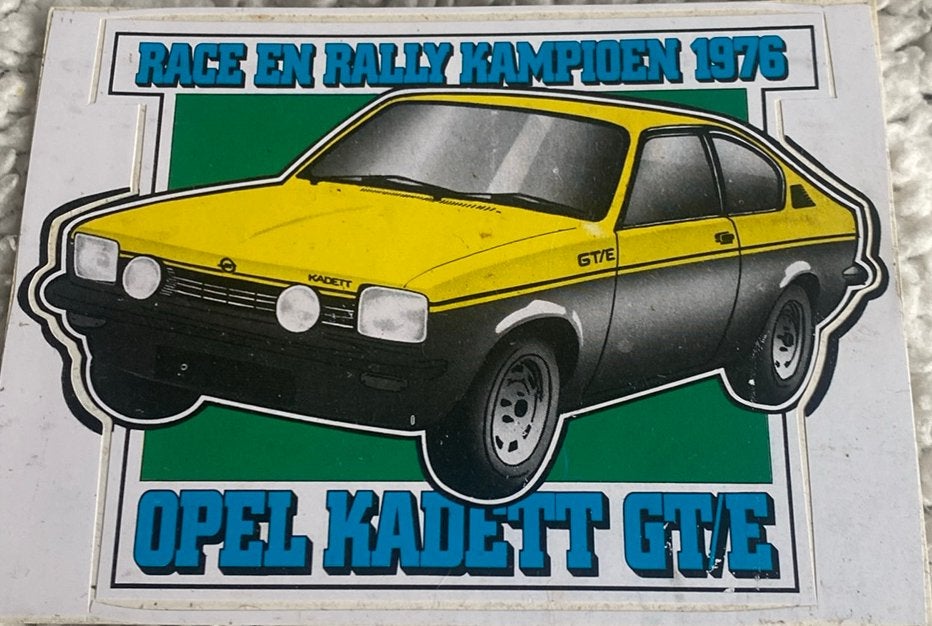 Opel kadett GT/E, race-rally kampioen 1976, Ophalen, Zo goed als nieuw, Auto's