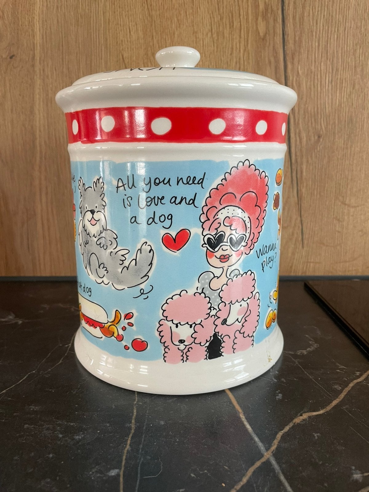 Blond amsterdam voorraadpot ( hond), Ophalen, Zo goed als nieuw, Aardewerk, Overige typen