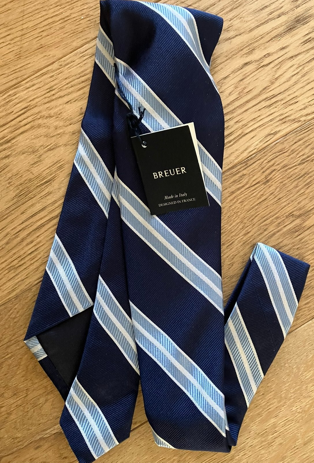 Breuer design quality brand kwaliteit stropdas zijde silk, Kleding | Heren, Stropdassen, Ophalen of Verzenden, Nieuw
