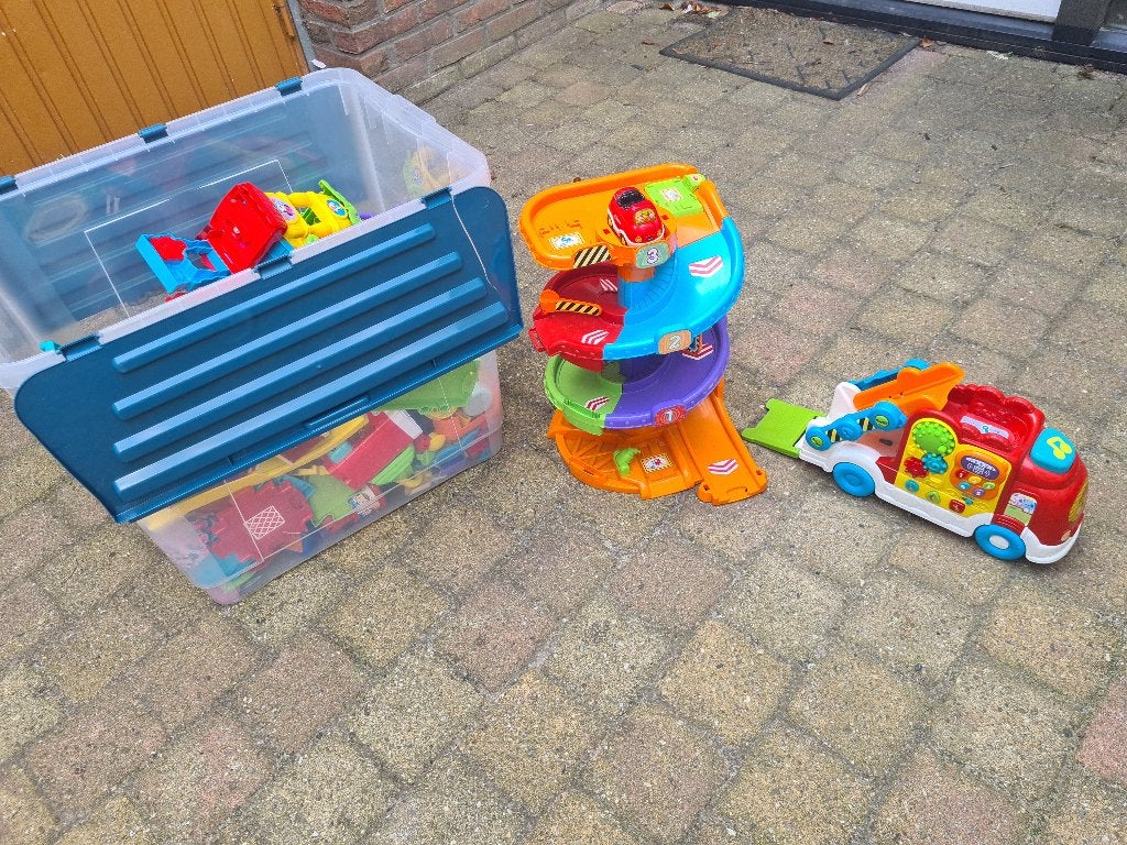 Auto toet toet, Kinderen en Baby's, Speelgoed | Vtech, Ophalen, Zo goed als nieuw, 2 tot 4 jaar
